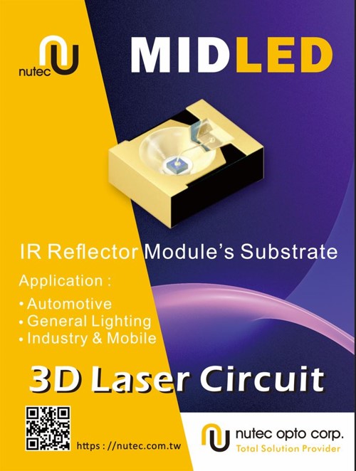 MIDLED 3D 雷雕線路｜IR Reflector Module 基板技術應用